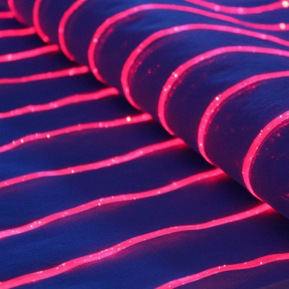 DANIELA BLU FABRIC (LUMINOUS FIBER OPTIC FABRIC)
